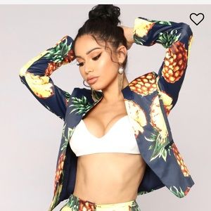 Large Sweet and Sour Fashion Nova blazer